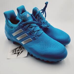 Mens Size 11 Adidas Soccer Cleats Ultraboost Athletic Solar Blue Silver JP7412